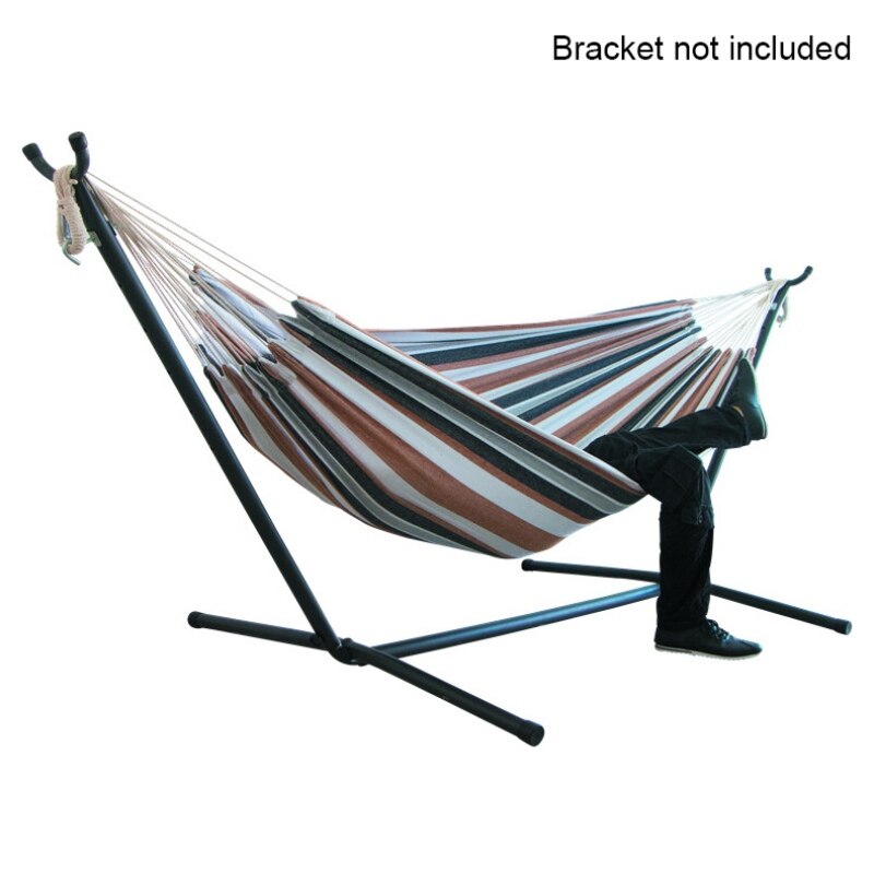 200*150 cm Portable Hammock Outdoor Garden Sports Home Travel Camping Swing Canvas Stripe Hang Bed Hammock