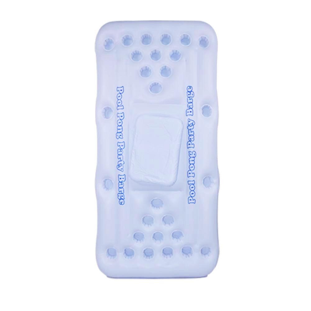 JIAINF Inflatable White 28 holes drinks float rectangle swimming float cup holder party toys water mattress for drinks cups: Default Title