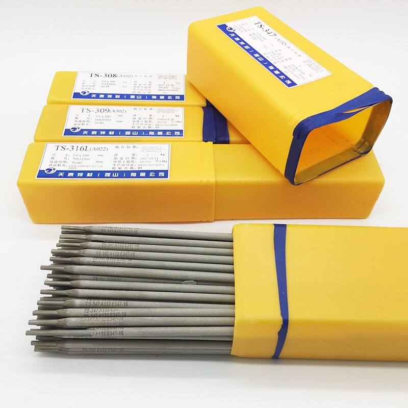 10pcs stick Welding consumables covered electrodes for welding stainless steel 1.6mm 2.0mm 2.6mm 3.2mm 4.0mm 5.0mm