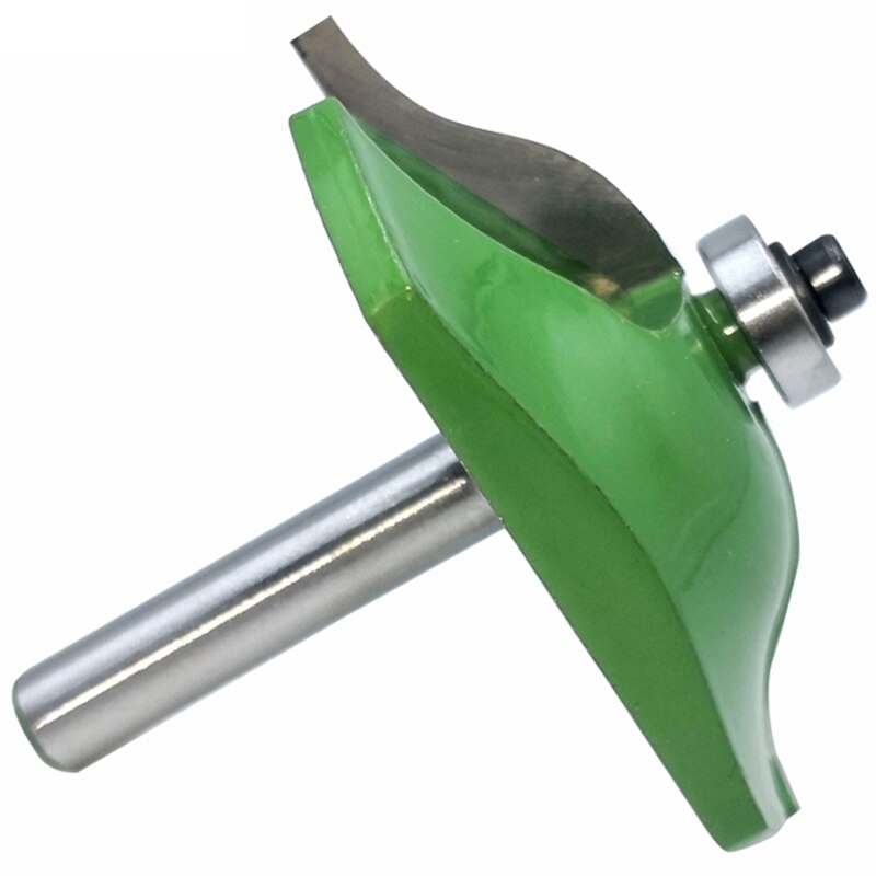 8Mm Shank 2-1/2 inch Raised Panel Router Bit Door Window Cove Line Milling Cutter Woodworking Cutting for Wood Tools