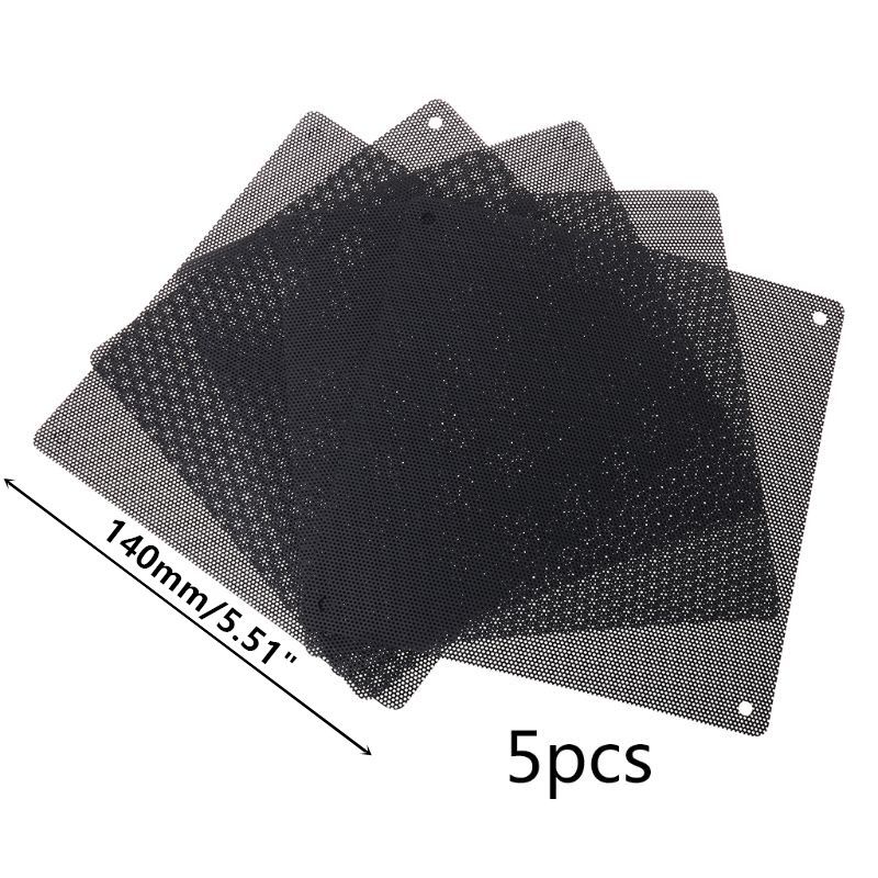Filtro polvo para ventilador PVC, funda a prueba polvo para PC, cubierta malla cortable para ordenador, 40mm, 50mm,: Azul