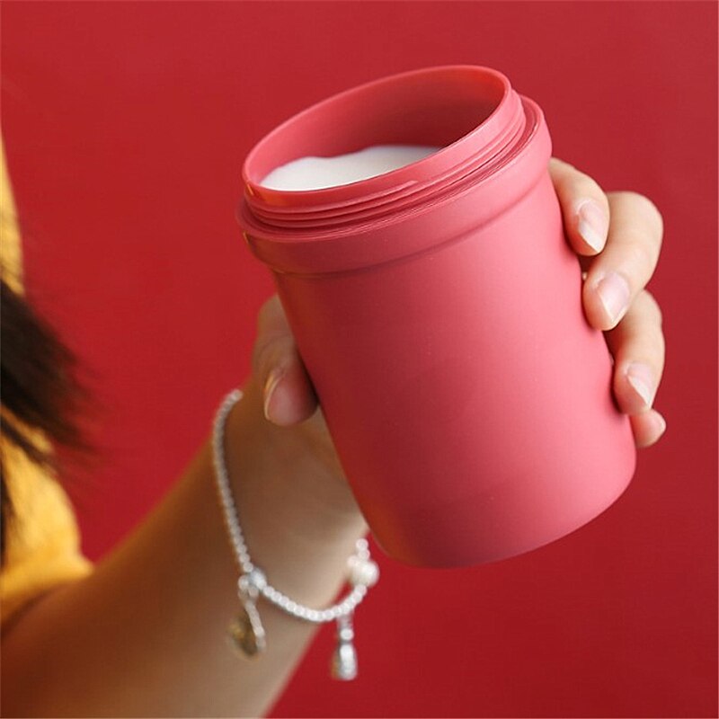 Plastic Anti-Brandwonden Water Cup Magnetron Afsluitbare Soep Cup Eenvoudige Ontbijt Cup Food Grade Drinken Ware