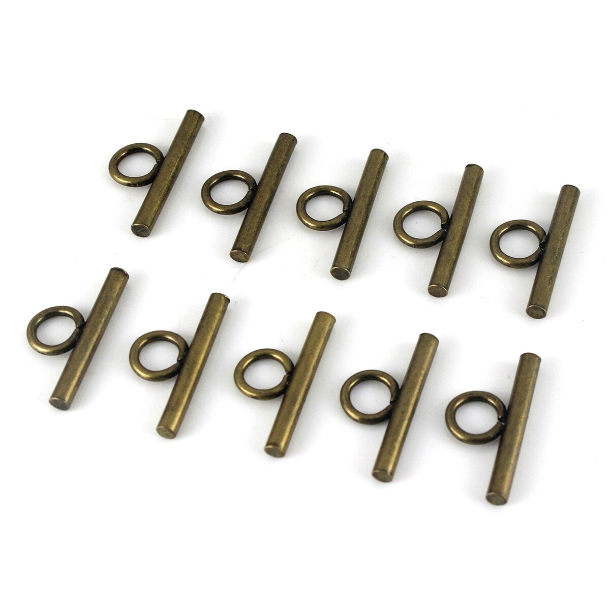 10 st metallremsa påse kedja/ sidokant ankare kopplingslänk hårdvara liten väska handväska kedja ansluta tillbehör: Antik brons