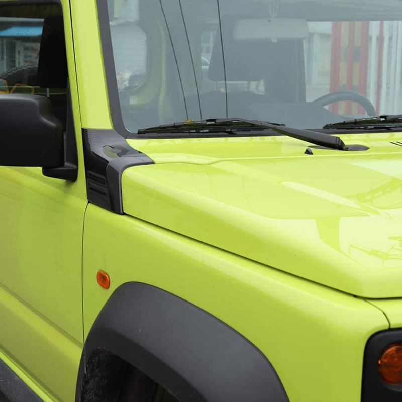 Pegatinas de cubierta angular para motor de coche Suzuki Jimny, accesorios de embellecedor para capó, ,