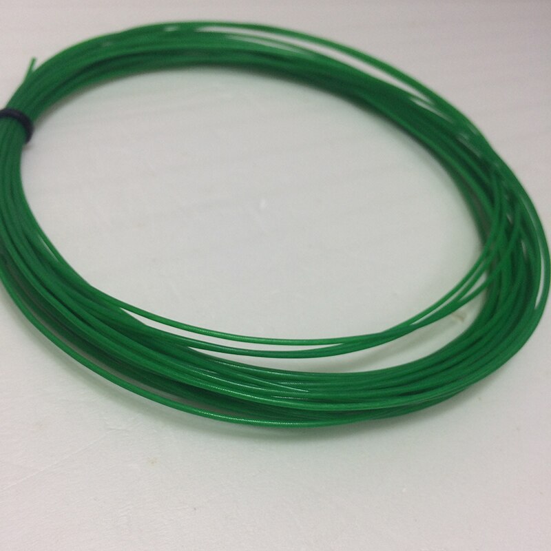 10m/pc FANGCAN 1.20MM/18 Gauge SEMI-GUT Nylon Squash String for Squash Racket at Green Color