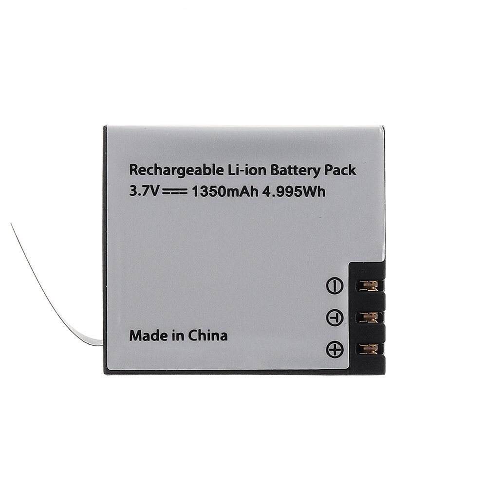 1350mAh Batterie mit Ladegerät für AKASO EK7000 Mutig 4 V50x EKEN H9 h9r H5sPlus h6s SJ4000 Sj5000 SJ7000 SooCoo c30 C50 f68