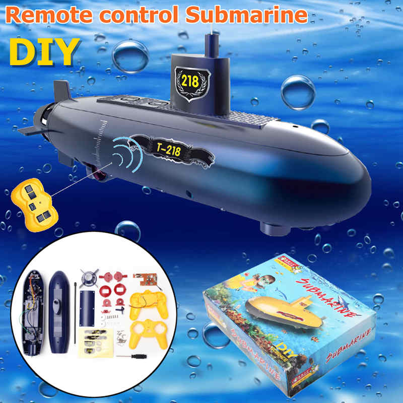 RC Mini Submarine 6 Channels Remote Control Under Water Ship Boat Model Kids Learning Toys