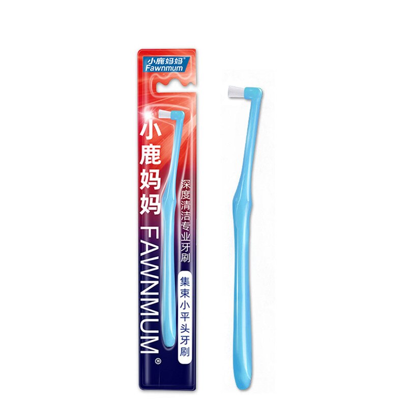 Corrector Dental suave, 1 Uds., ortodoncia, cepillo de dientes Interdental, cabezal pequeño, cuidado bucal