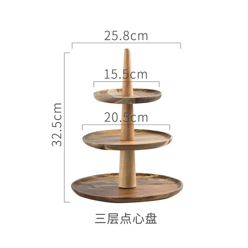 Wooden Cake Stand Dessert Tray Display Stand Party Party Pastry Cake Tools Kitchen Storage Utensils Table Decoration