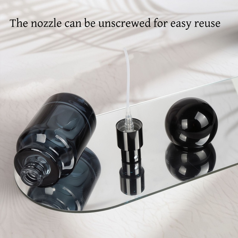 30/50/100ml Empty Glass Spray Bottle Screw Sprayer Fine Mist Portable Perfume Dispenser Reusable Cosmetic Bottle