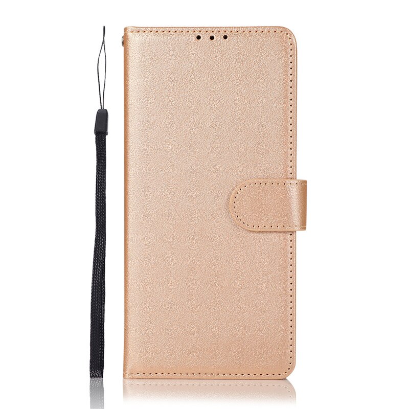 Realme C11 de cuero caso Coque OPPO Realme C11 OPPO caso Realme C 11 cubierta Flip clásico de la carpeta del teléfono casos Fundas: Oro