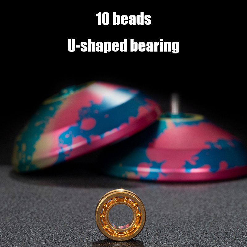 Yoyo Competition Metal Yo Yo Factory with 10 Ball Bearing Alloy Aluminum High Speed Unresponsive Toys for Kids Yoyo