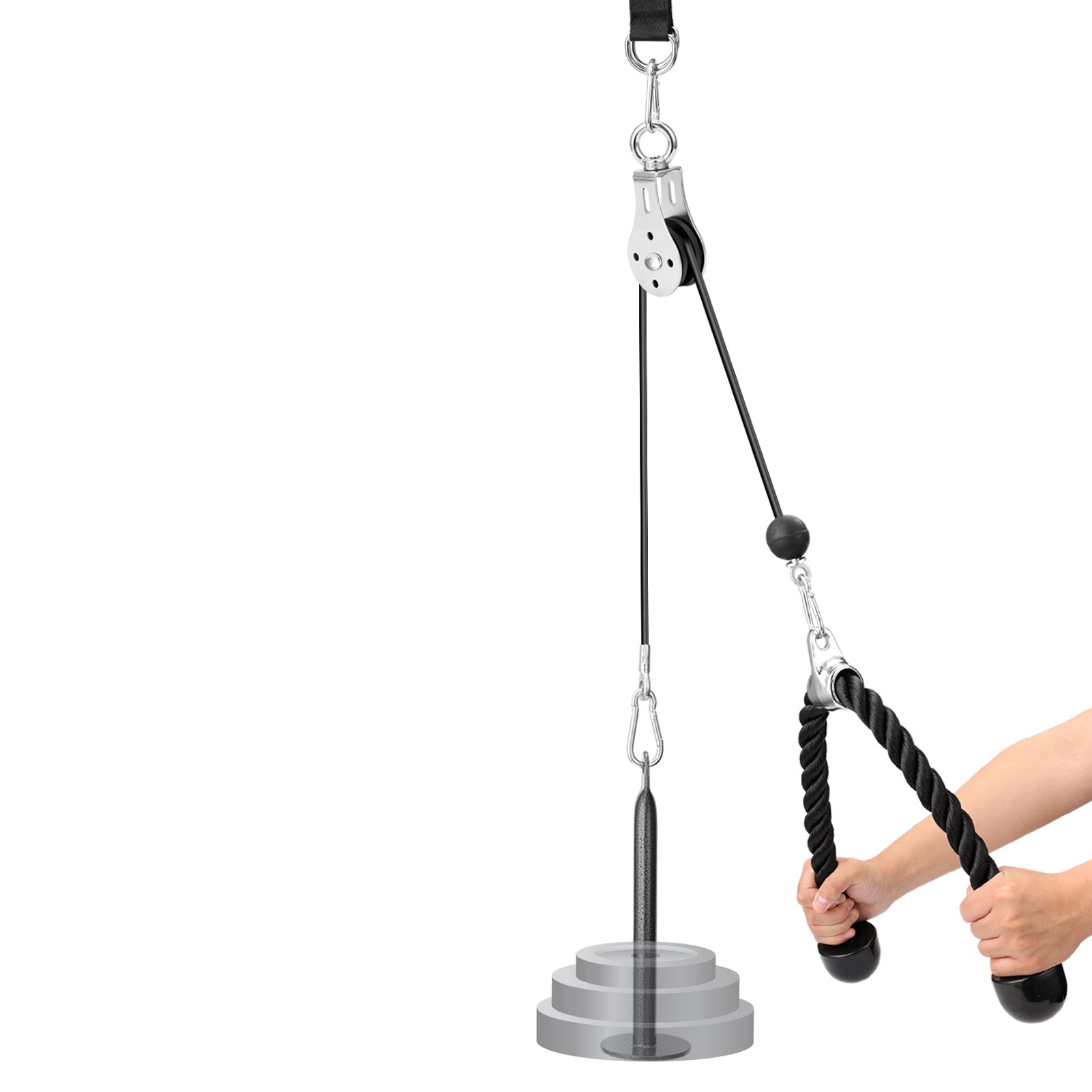 Fitness Diy Katrol Kabel Machine Attachment System Arm Biceps Triceps Hand Sterkte Trainning Home Gym Workout Uitrusting Set