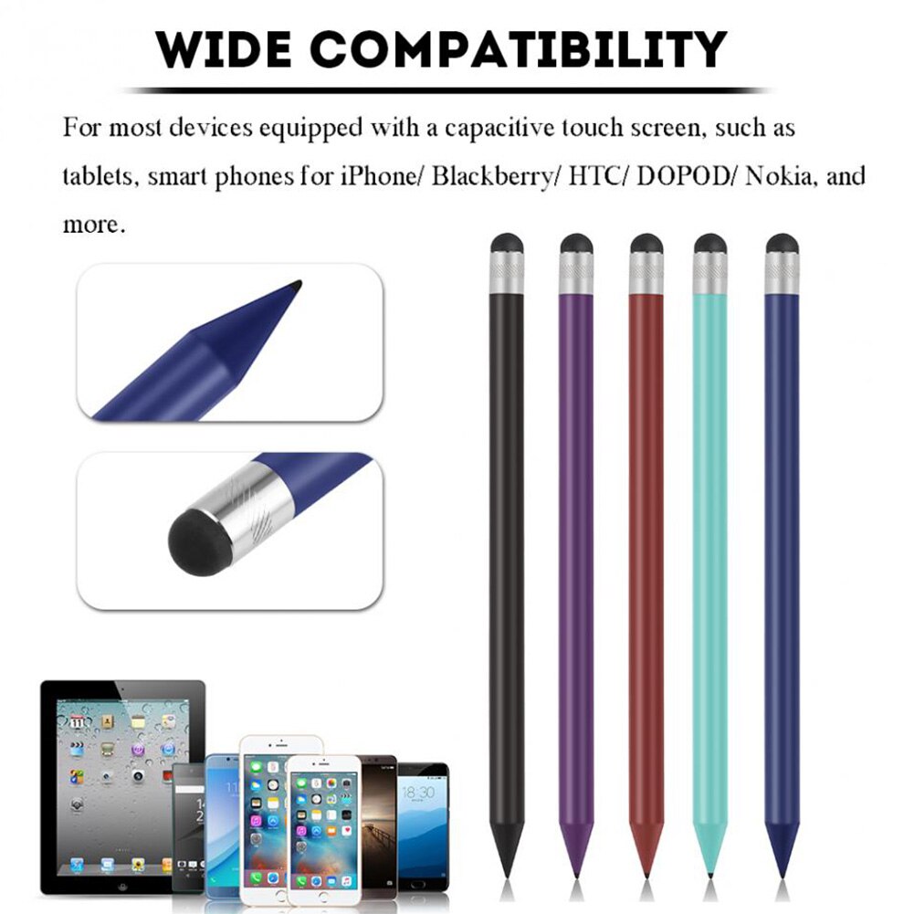 Resistive Touch Screen Wear Resistance Writing Capacitive Pencil Tablet Stylus Pen Resistive Screen Lightweight High Sensitivity