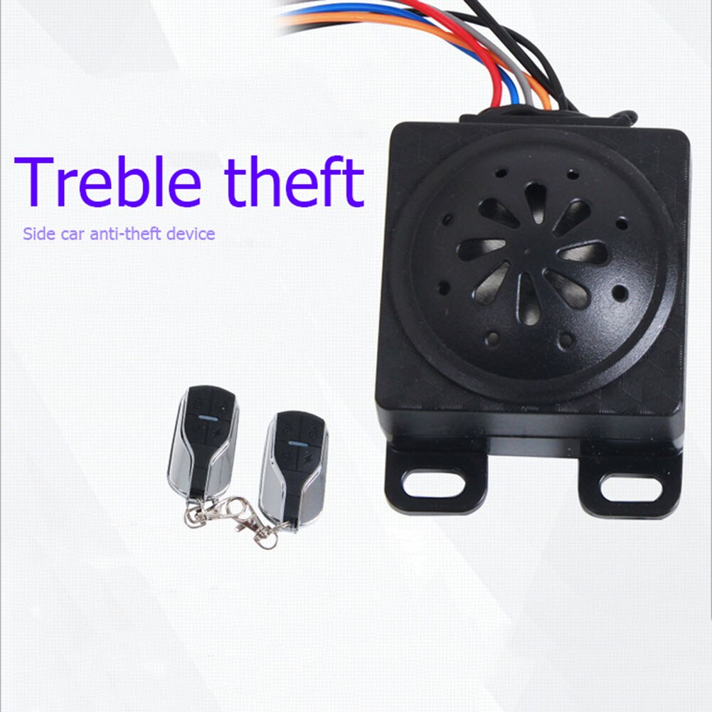 36-72V Waterproof Electric Scooter Moped Alarm Security System with Dual Remote Control 110dB Moped Anti-theft Alarm
