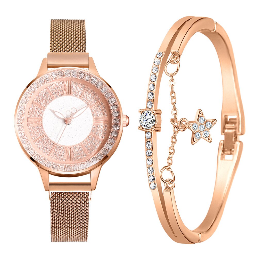 Mode Kleine En Delicate Europese Schoonheid Eenvoudige Casual Armband Horloge Pak Reloj Mujer Relogio Feminino Часы Женские #3: C