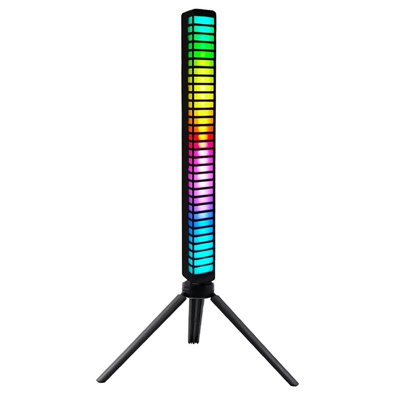 Retail RGB Light Bar,32 Bit Sound Activated LED Lights,3D Sound Control Rhythm Lights,For Car,Gaming,PC,TV, Desktop,Room
