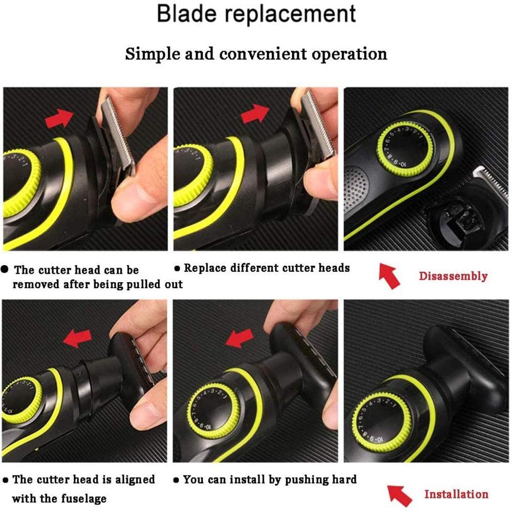 Kemei 696 Electric Hair Clipper Multifunctional Trimmer For Men Electric Shaver For Men's Razor Nose 5 In 1 Trimmer