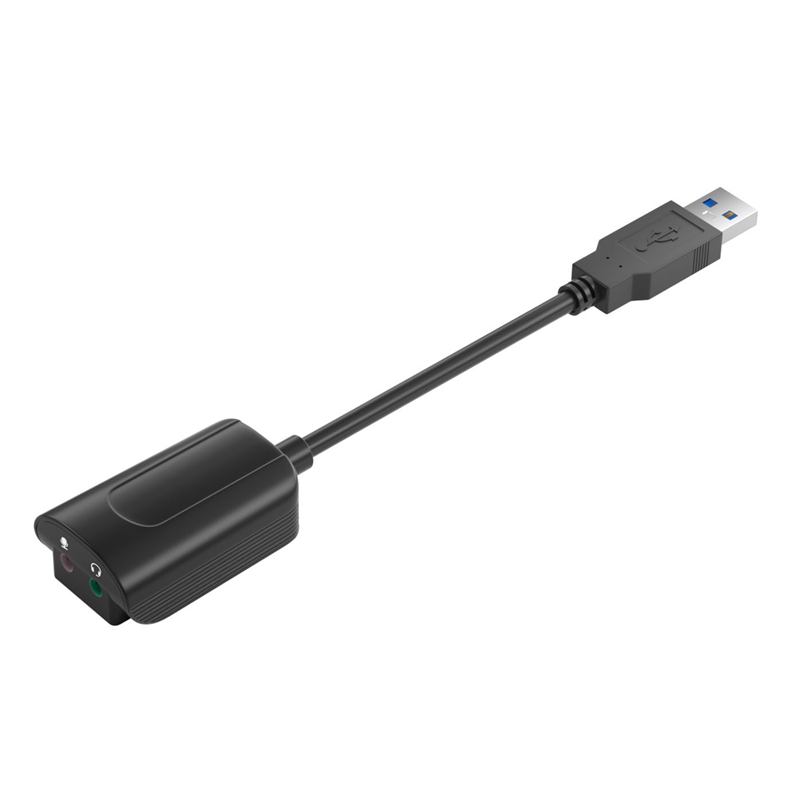 Wired Sound Card 7.1 USB2.0 For Laptop Computer USB Sound Card
