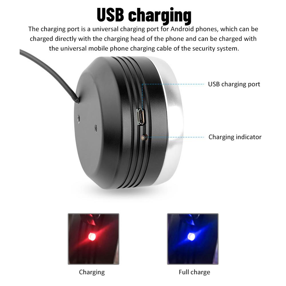 Claxon electrónico inalámbrico para bicicleta, bocina eléctrica de 125DB con carga USB y Control remoto, alarma antirrobo para moto y ciclismo