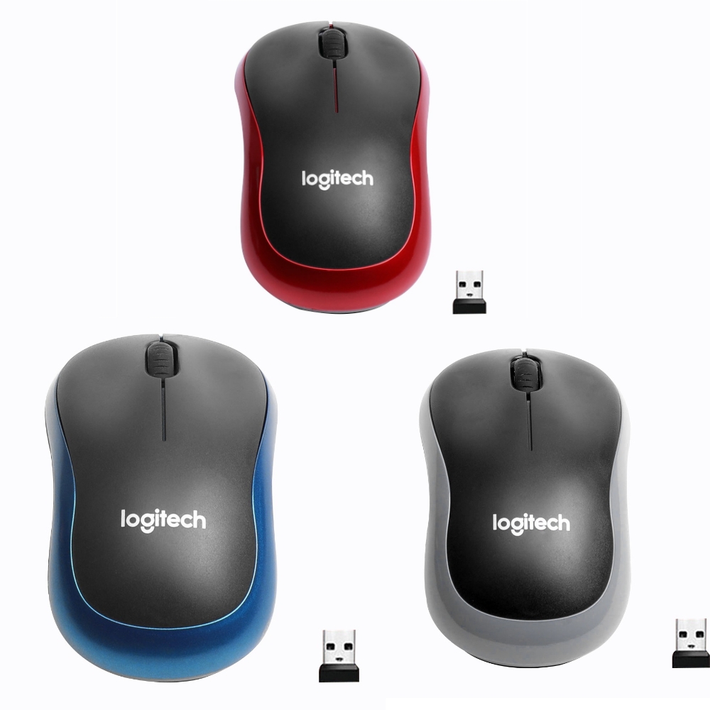 Logitech m185 draadloze usb nano ontvanger 1000 dpi 2.4ghz optische kantoor game muis met usb nano ontvanger voor pc mac laptop