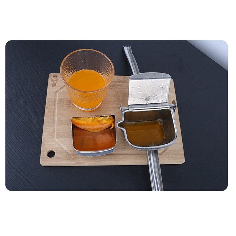 Orange Juicer Fruit Press Processor Apple Fruit Tool 304 Stainless Steel Manual Juicer Lemon Citrus Orange Squeezer