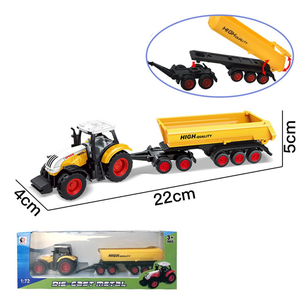 Kinder Simulation Bauernhof Traktor Farmer Mähdrescher Landwirtschaft Molding Fahrzeug Simulation Auto Kinder Kinder Spielzeug: 13