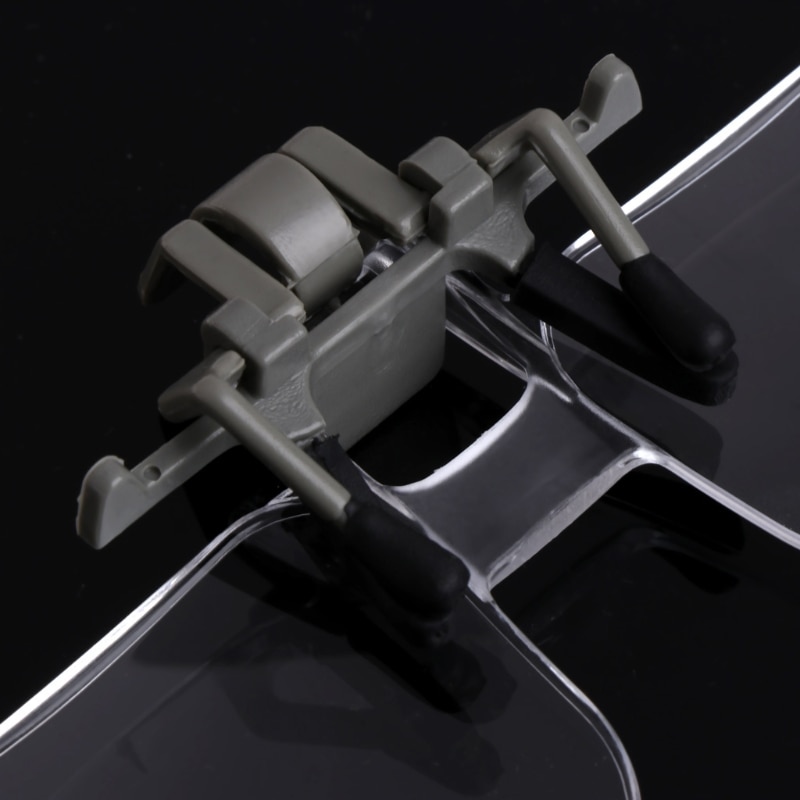 2X Glasses Style Magnifier Magnifying Glass with Clip For Reading