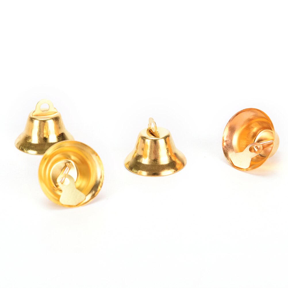 10Pcs Metal Bells Kleine Bell Sieraden Ornamenten Kerst Decoratie Hangers Diy Kerstboom Klokken