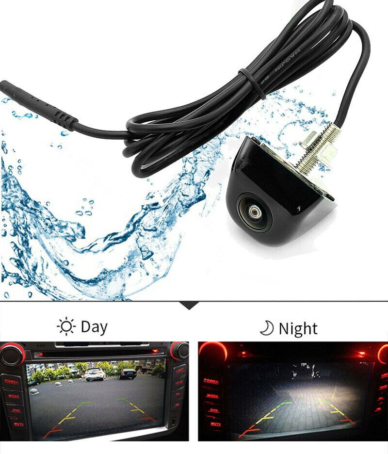 Car Rear View Camera 170° CMOS IP68 Night Vision Car Reverse Backup Camera Parking Line Rear View