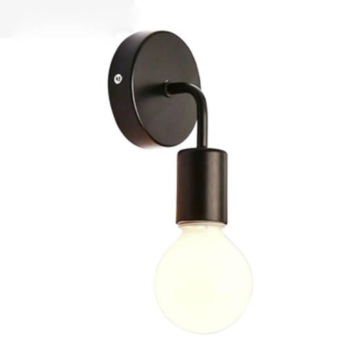 Væglampe i hampereb retrolampe indendørs væglampe loft industriel amerikansk stil  e27 110v 220v værelsesindretning væglampe: Hvid