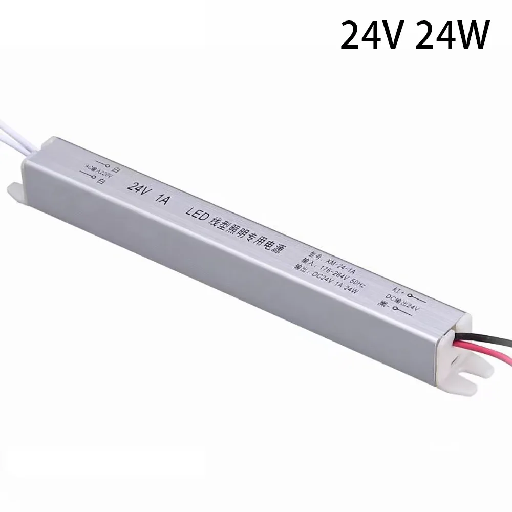 LED Driver Power Supply Lighting Transformer Switching LED Driver AC220V To DC 12V/24V Board Power Part For LED Light Strip Lamp: Ivory