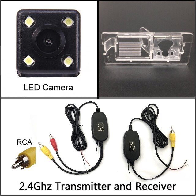 For Renault Laguna 2 Laguna 3 2007 ~ Night Vision Rear View Camera Reversing Camera Car Back up Camera HD CCD Wide Angle: wireless n 4 LED
