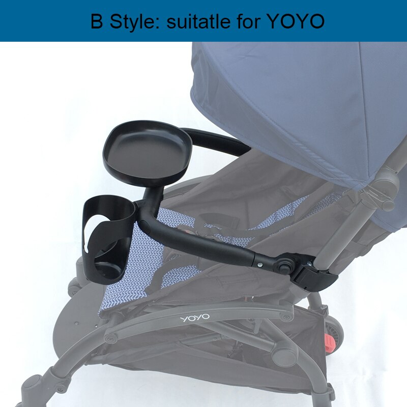 3 into 1 Baby Stroller Accessories Armrest and Dinner Plate and Milk Cup For Babyzen YOYO YOYO2 Bumper Dining Table YOYO 2: B Style For YOYO