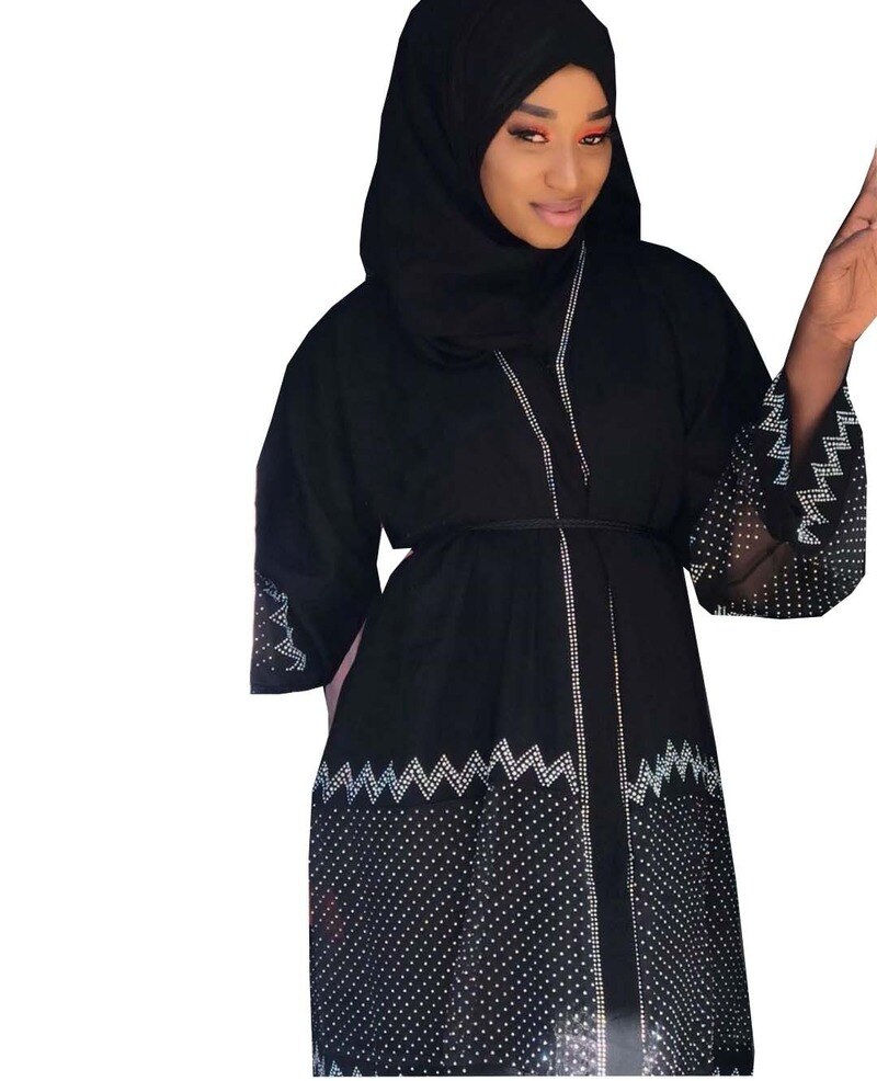 Ramadan Eid moubarak Abaya dubaï Femme turc de luxe Hijab robe musulmane robes africaines Abayas pour les femmes caftan vêtements islamiques