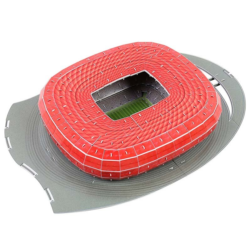 3D Stereo Puzzle Soccer stadium Russian football stadium children's puzzle DIY collage assembled toys: 083