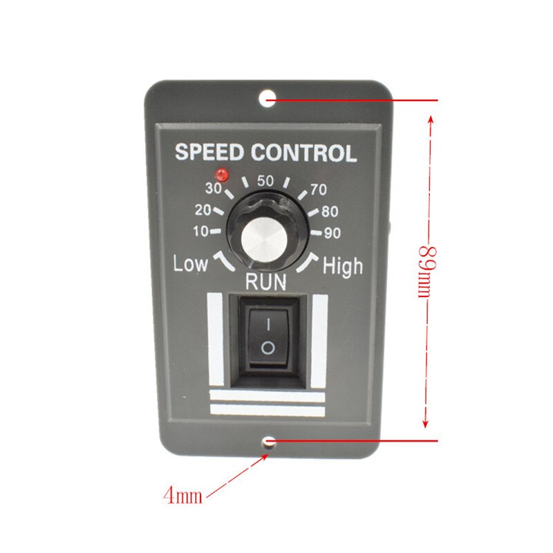 12V 24V 36V 48V 6A Dc Motor Speed Controller Verstelbare Reducer Schakelaar Met Shell
