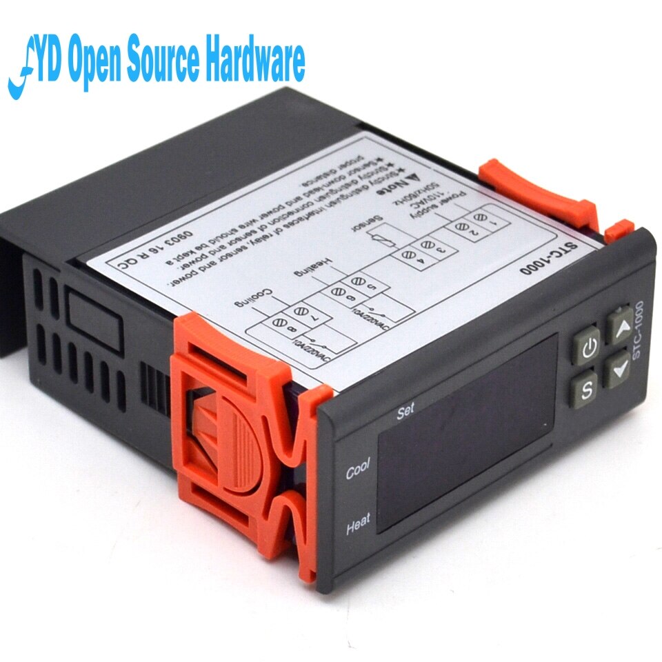 STC-1000 Temperature Controller STC 1000 Thermostat Aquarium NTC Sensor 110V