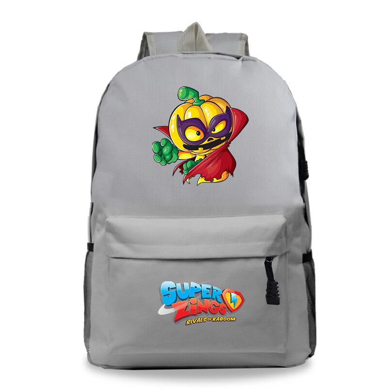 Sac A Dos Bookbag Super Zings Cartoon Rucksack Frauen Schule Taschen für Teenager Mädchen Zurück Pack Lässig Reise Rucksack kinder