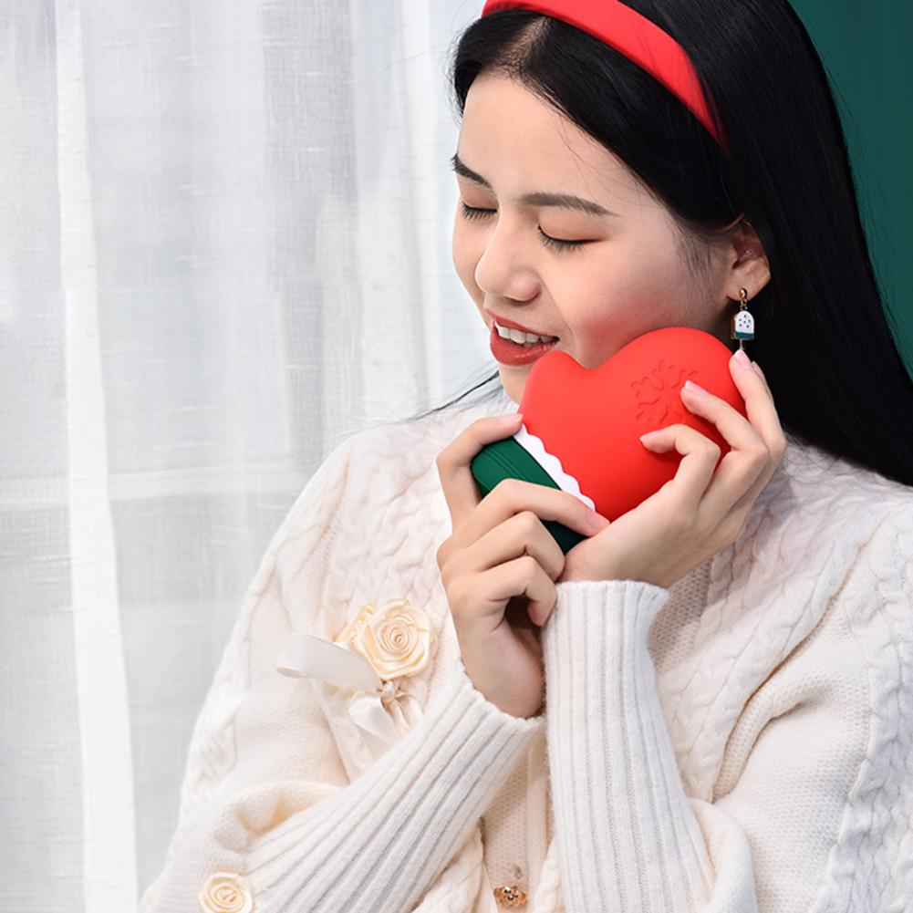 Grande scaldamani bottiglia antiscivolo forma compatta cappello grande iniezione bocca scaldamani bottiglia