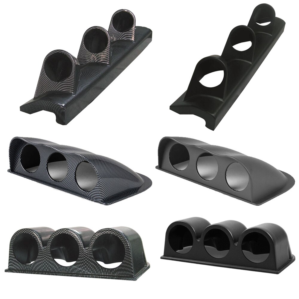 52mm uniwersalny wskaźnik kubek uchwyt samochodowy Gauge Pod plastikowy pojedynczy podwójny 3 plastikowy uchwyt Gauge Auto miernik samochodowy Pod Dash Pod