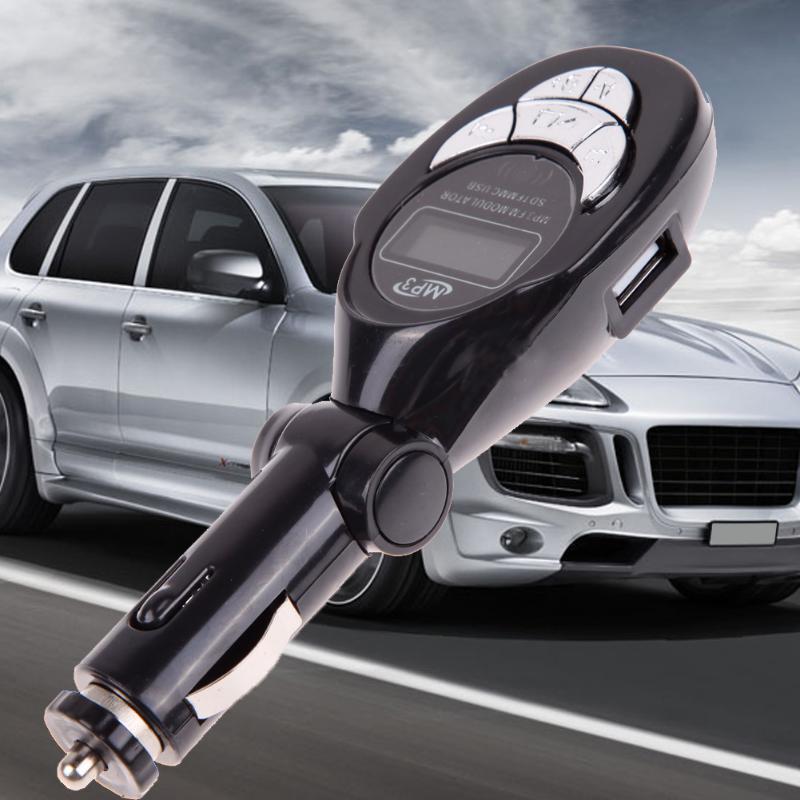 Reproductor MP3 de Kit de coche transmisor FM para coche, multifunción, inalámbrico, con mando a distancia