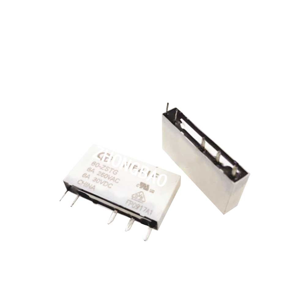 10pcs/lot 100% original genuine relay: HF41F 60-ZSTG 60V Ultra thin relay 60VDC 6A 5pins