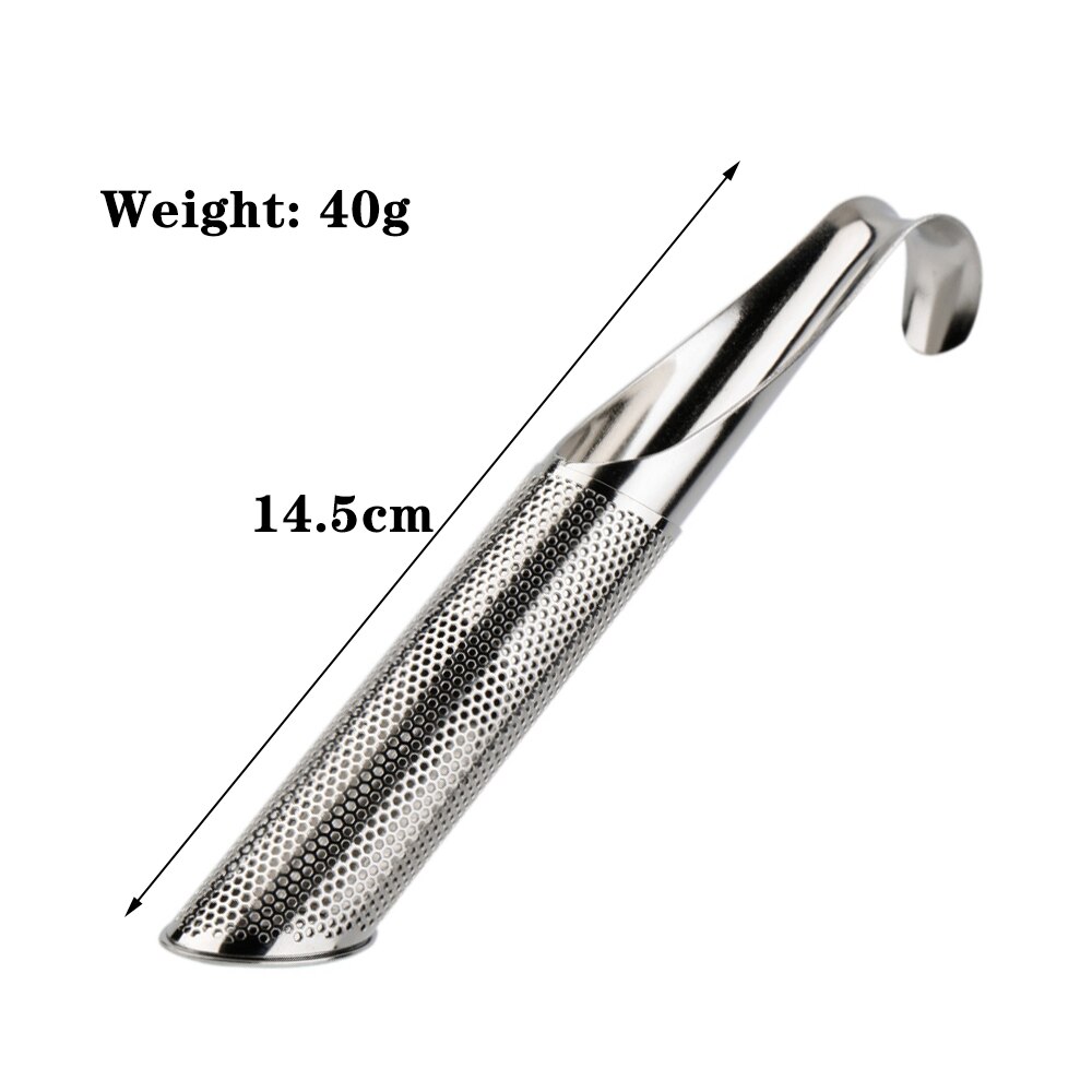 1Pcs Multifunctionele Zetgroep Pijp Thee Lepel Houder Tool Silver Rvs Theezeefje Keuken Accessoires