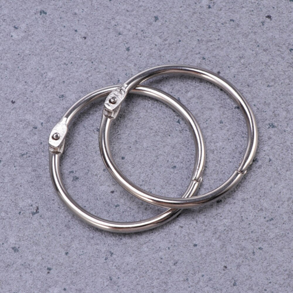 80Pcs Round Wire Snap Rings for Shafts Shaft Wire Ring Snap Ring Retainer Metal Clips(Silver)
