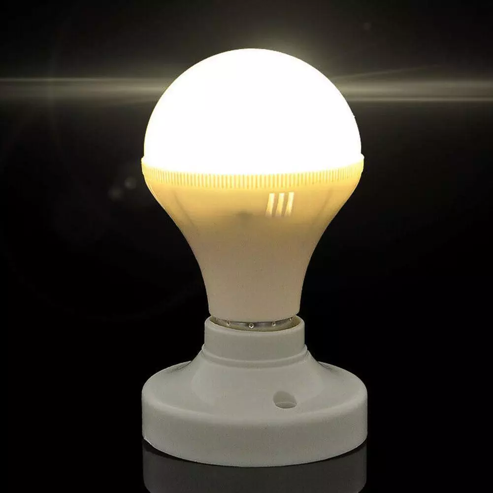 Base de soporte de bombilla D76cm E27, casquillo de luz de tornillo D118mm, portalámparas blanco de plástico para colgante LED incandescente, ahorro de energía