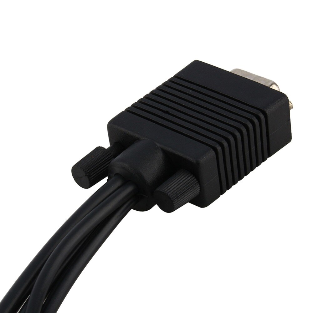 VGA a S-Video 3 RCA hembra convertidor AV TV adaptador de Cable para PC portátil Tablet portátil