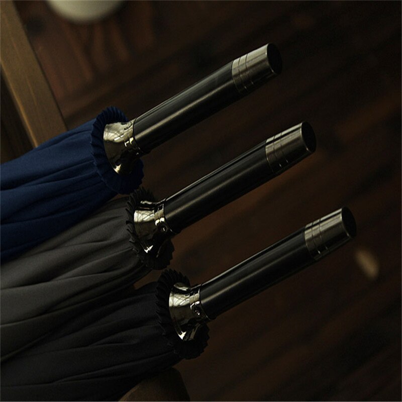 OLYCAT Brand Long Umbrella Japanese Wooden Handle Semi Automatic Large Rain Umbrellas Men 8K Windproof Guarda Chuva Paraguas