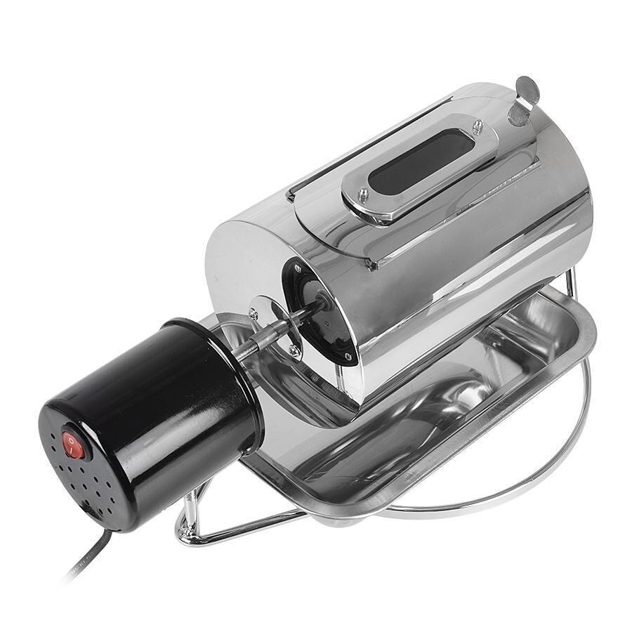 Maxgeek Stainless Steel Coffee Bean Roaster 110V/220V Electric Roasting Machine With Tray Roaster