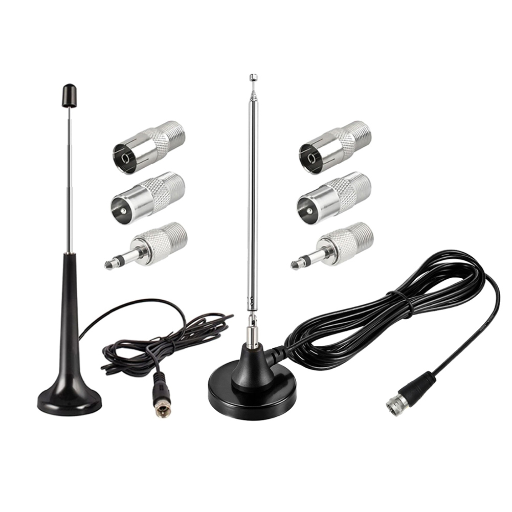 DAB FM Antennas with 3 Adapter Indoor FM Radio Antennas 75 Ohm DAB Radio Replacement Antenna for Household Digital FM Radio